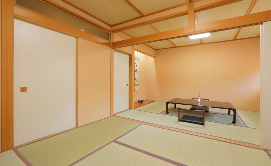 Traditional Tatami Room With Low Table